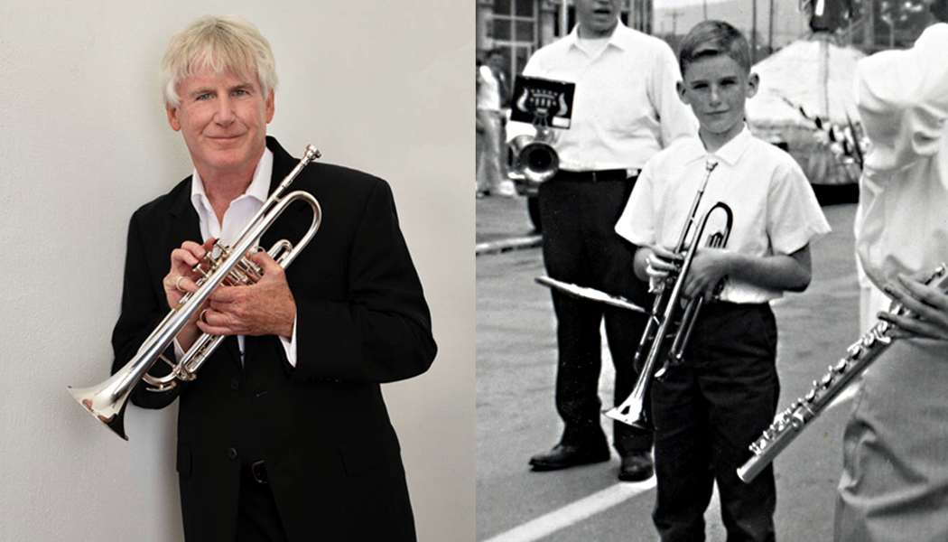 Image of Charlie now and then